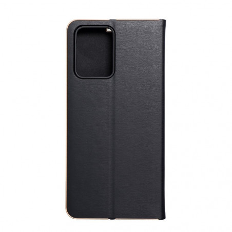 XIAOMI Redmi Note 12 5G Book Handytaschen LUNA Book Gold Elegant  Schwarz 