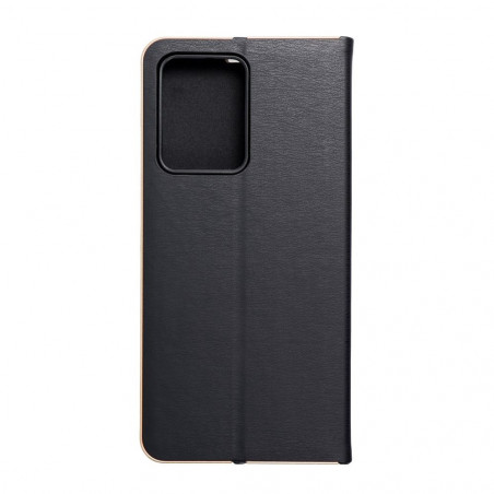 XIAOMI Redmi Note 12 Pro 5G Book Handytaschen LUNA Book Gold Elegant  Schwarz 