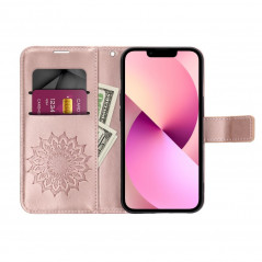 XIAOMI Redmi Note 12 4G Book Handytaschen MEZZO Book Mandala  Roségold 