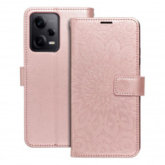 XIAOMI Redmi Note 12 Pro 5G Book Handytaschen MEZZO Book Mandala  Roségold 