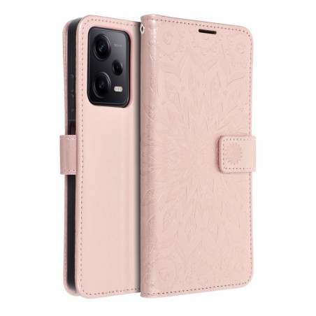 XIAOMI Redmi Note 12 Pro 5G Book Handytaschen MEZZO Book Mandala  Roségold 