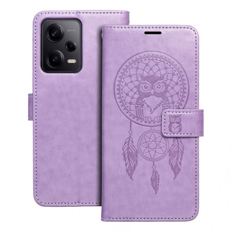 XIAOMI Redmi Note 12 Pro 5G Book Handytaschen MEZZO Book Traumfänger  Lila (Purple)