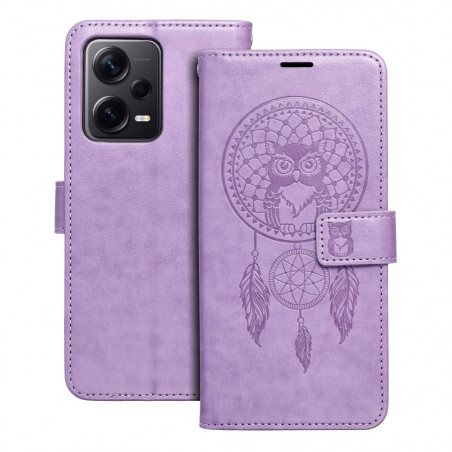 XIAOMI Redmi Note 12 Pro Plus 5G Book Handytaschen MEZZO Book Traumfänger  Lila (Purple)