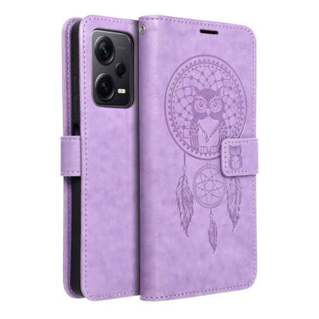 XIAOMI Redmi Note 12 Pro Plus 5G Book Handytaschen MEZZO Book Traumfänger  Lila (Purple) 