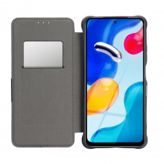 XIAOMI Redmi Note 12 4G Book Handytaschen Razor Book Kohlenstoff-Faser, Kohlenstoffmuster  Dunkelgrün 