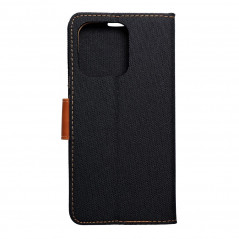 XIAOMI Redmi 12C Book Handytaschen CANVAS Book Schwarz 