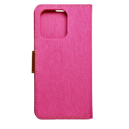 XIAOMI Redmi 12C Book Handytaschen CANVAS Book Rosa 