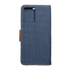 XIAOMI Redmi Note 12 5G Book Handytaschen CANVAS Book Navy blau 