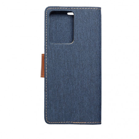 XIAOMI Redmi Note 12 Pro 5G Book Handytaschen CANVAS Book Navy blau 