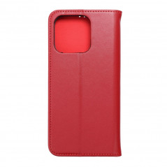 XIAOMI Redmi 12C Book Handytaschen Leather case SMART PRO Elegant  Rotwein 