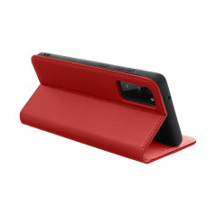 XIAOMI Redmi 12C Book Handytaschen Leather case SMART PRO Elegant  Rotwein 