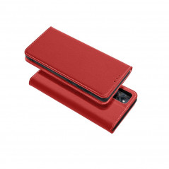 XIAOMI Redmi 12C Book Handytaschen Leather case SMART PRO Elegant  Rotwein 