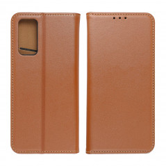 XIAOMI Redmi 12C Book Handytaschen Leather case SMART PRO Elegant  Braun 