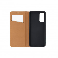 XIAOMI Redmi 12C Book Handytaschen Leather case SMART PRO Elegant  Braun 