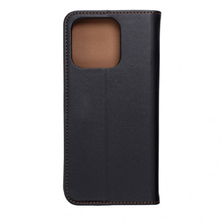 XIAOMI Redmi 12C Book Handytaschen Leather case SMART PRO Elegant  Schwarz 