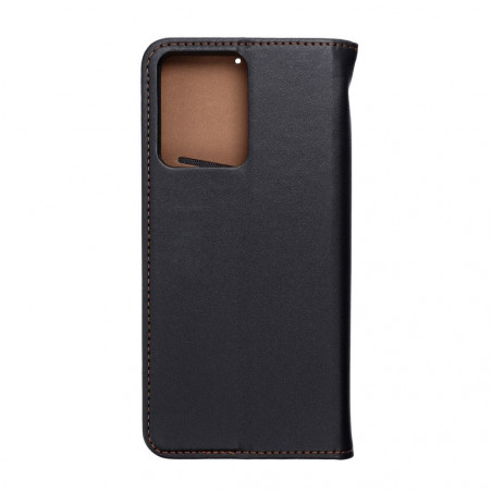 XIAOMI Redmi Note 12 4G Book Handytaschen Leather case SMART PRO Elegant  Schwarz 