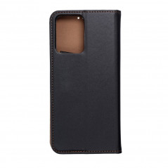 XIAOMI Redmi Note 12 5G Book Handytaschen Leather case SMART PRO Elegant  Schwarz 