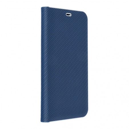 XIAOMI 13 Pro Book Handytaschen LUNA Book Carbon Kohlenstoff-Faser, Elegant  Blau