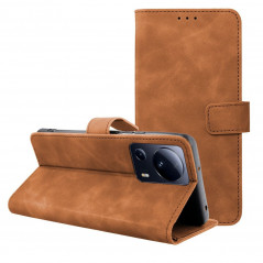 XIAOMI 13 Lite Book Handytaschen TENDER Book Braun