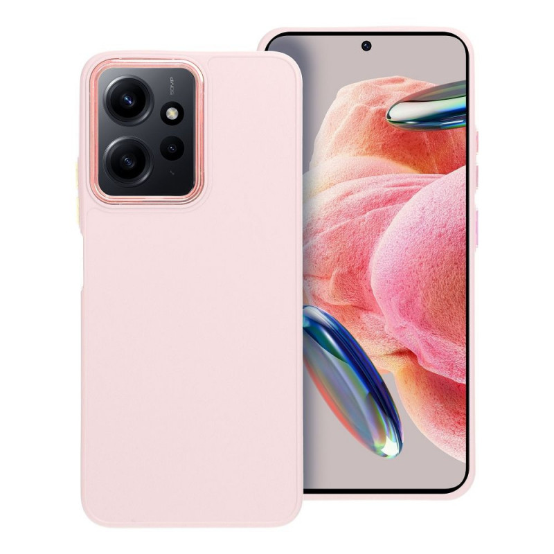 XIAOMI Redmi Note 12 4G Hülle FRAME Elegant  Puderrosa 