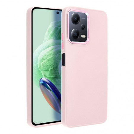 XIAOMI Redmi Note 12 5G Hülle FRAME Elegant  Puderrosa