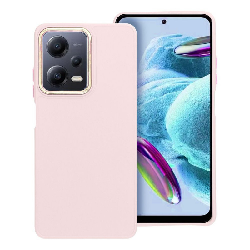 XIAOMI Redmi Note 12 Pro 5G Hülle FRAME Elegant  Puderrosa 