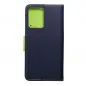 XIAOMI Redmi Note 12 4G Book Handytaschen Fancy Book Marine / Limette 