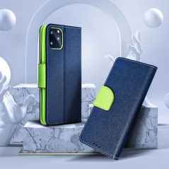 XIAOMI Redmi Note 12 5G Book Handytaschen Fancy Book Marine / Limette 