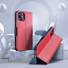 XIAOMI Redmi Note 12 Pro 5G Book Handytaschen Fancy Book Rot / Marine 