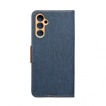 Samsung Galaxy A14 5G Book Handytaschen CANVAS Book Navy blau