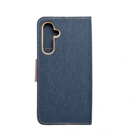 Samsung Galaxy A54 Book Handytaschen CANVAS Book Navy blau 