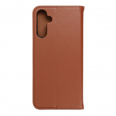 Samsung Galaxy A14 5G Book Handytaschen Leather case SMART PRO Elegant  Braun 