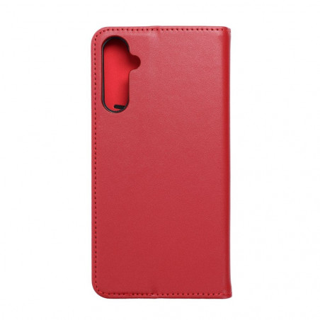 Samsung Galaxy A34 Book Handytaschen Leather case SMART PRO Elegant  Rotwein