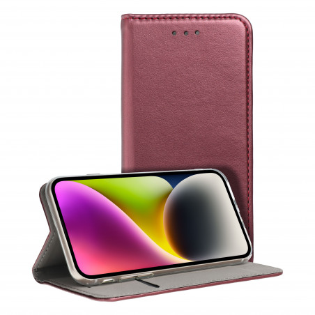 XIAOMI Redmi Note 12 5G Book Handytaschen Smart Magneto book Burgund 