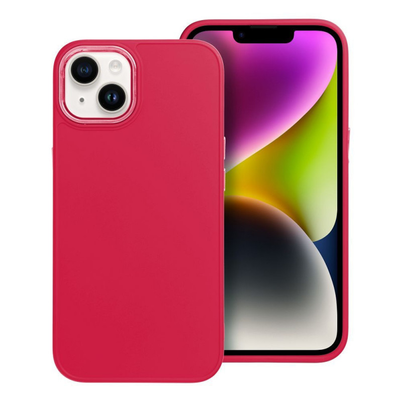 Apple iPhone 13 Hülle FRAME Elegant  Magenta 