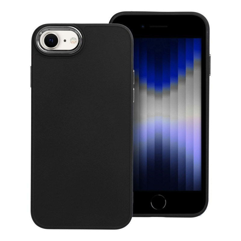 Apple iPhone SE 2020 Hülle FRAME Elegant  Schwarz 