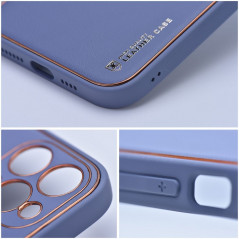 Apple iPhone 14 Pro Max Hülle Leather Blau 