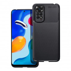 XIAOMI Redmi Note 9 Hülle Carbon premium Elegant  Schwarz 