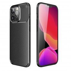 XIAOMI Redmi Note 9 Hülle Carbon premium Elegant  Schwarz 