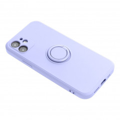 Apple iPhone 15 Hülle Silicone ring Lila (Violet) 