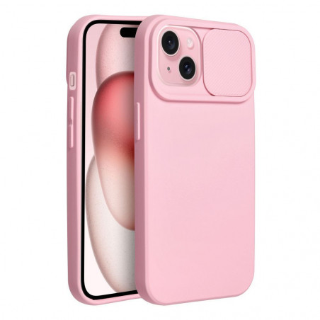 Apple iPhone 15 Hülle Slide Hell-Pink