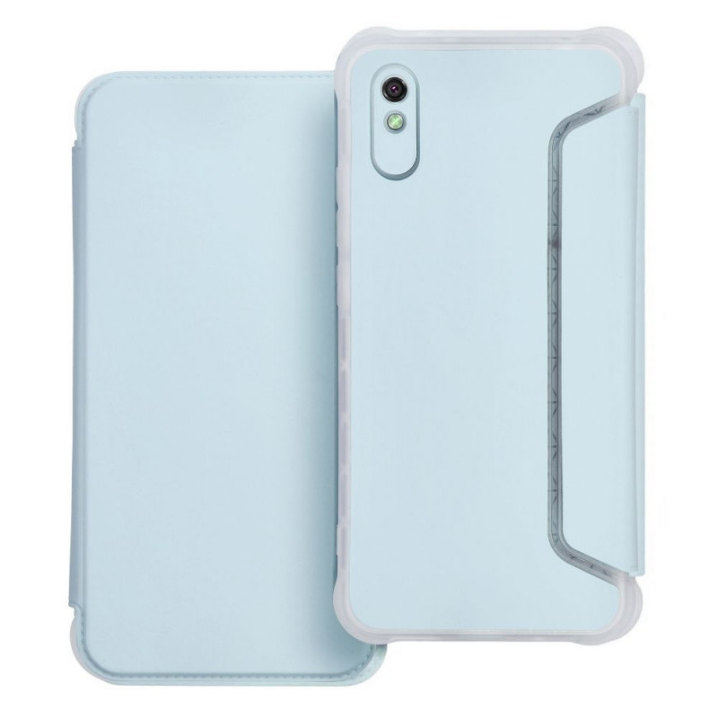 XIAOMI Redmi 9A Book Handytaschen Piano Book Hellblau 