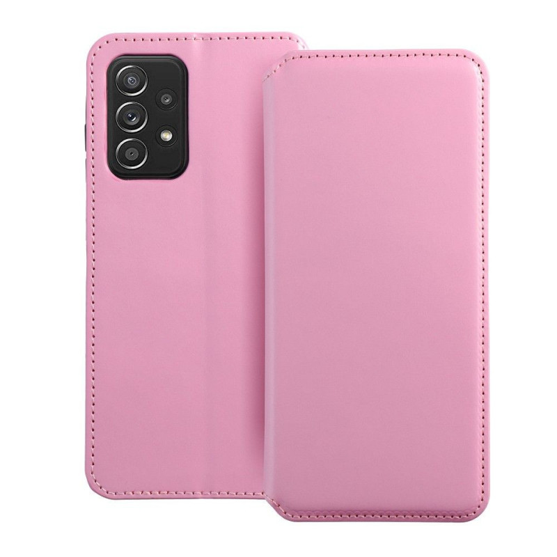 Samsung Galaxy A52s 5G Book Handytaschen Dual Pocket book Hell-Pink 