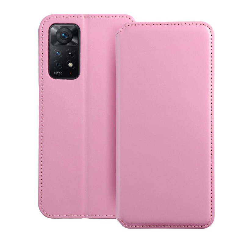 XIAOMI Redmi Note 11 Pro Book Handytaschen Dual Pocket book Hell-Pink 