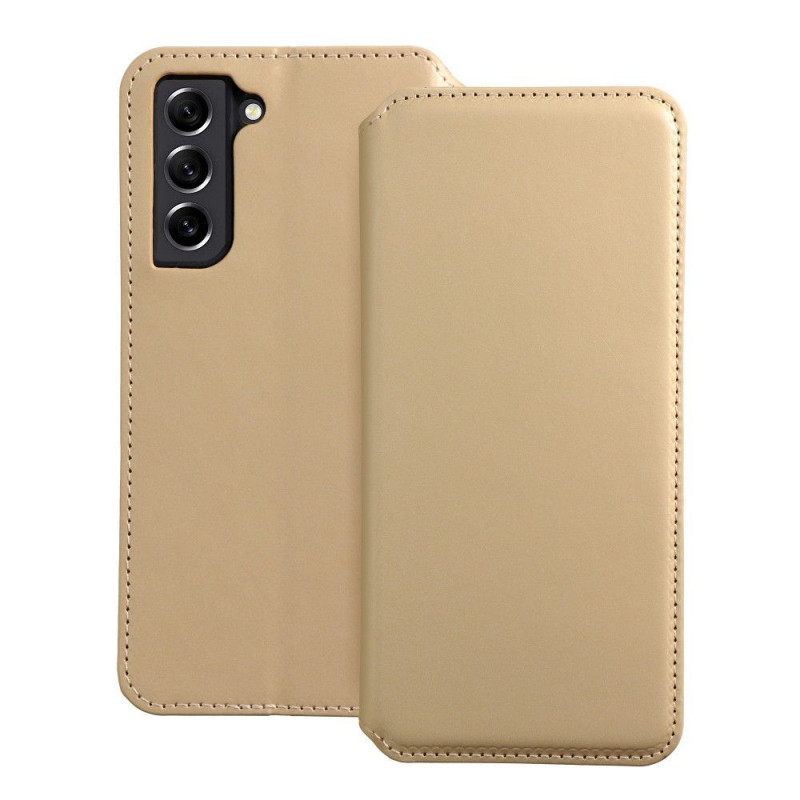 Samsung Galaxy S21 FE 5G Book Handytaschen Dual Pocket book Gold 