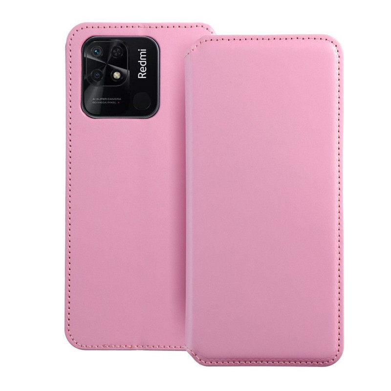 XIAOMI Redmi 10C Book Handytaschen Dual Pocket book Hell-Pink 