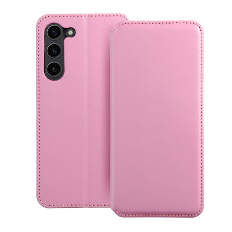 Samsung Galaxy S23 Plus 5G Book Handytaschen Dual Pocket book Hell-Pink 