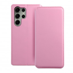 Samsung Galaxy S23 Ultra 5G Book Handytaschen Dual Pocket book Hell-Pink 