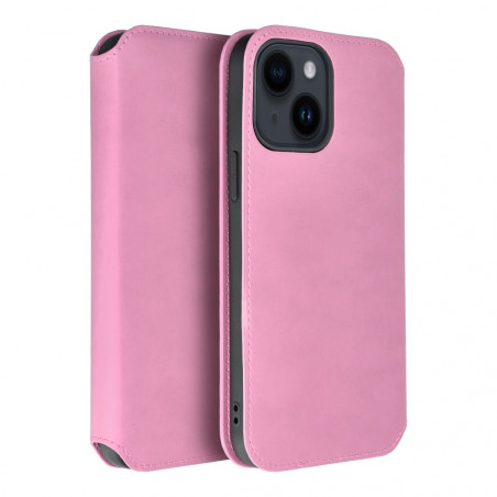 Apple iPhone 14 Book Handytaschen Dual Pocket book Hell-Pink 