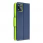 Apple iPhone 14 Pro Max Book Handytaschen Fancy Book Marine / Limette 